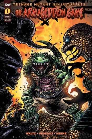 TMNT Armageddon Game 1, variant cover, 2022, Kevin Eastman