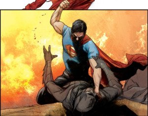 Batman/Superman #1, fight