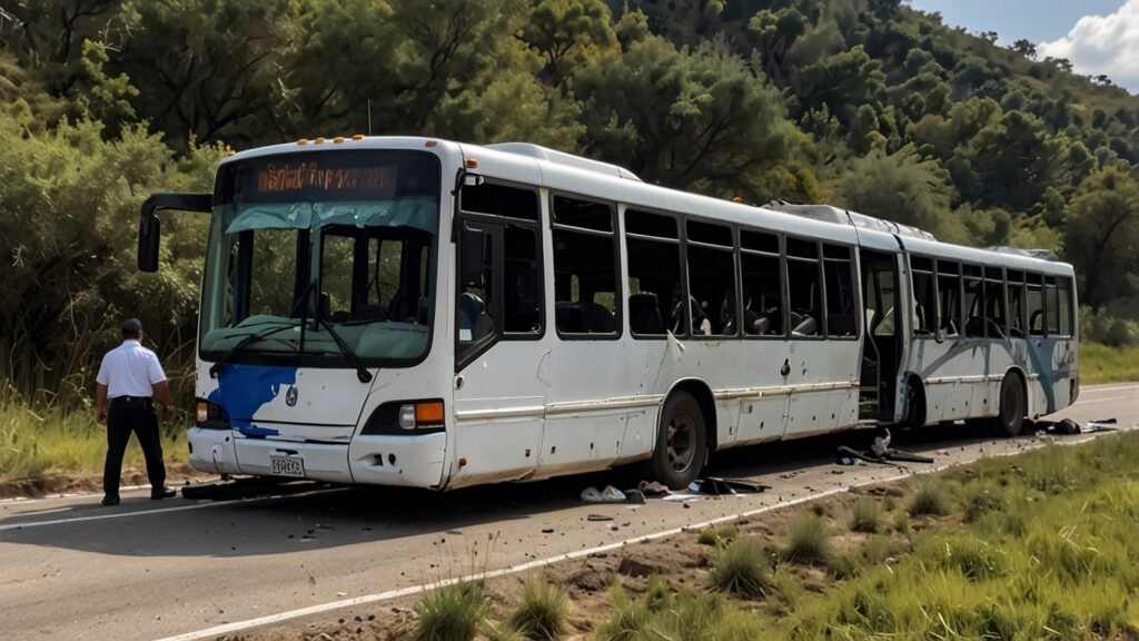 Deadly bus and truck collision on Mexican highway leaving multiple victims
