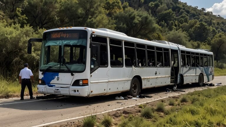 Deadly bus and truck collision on Mexican highway leaving multiple victims