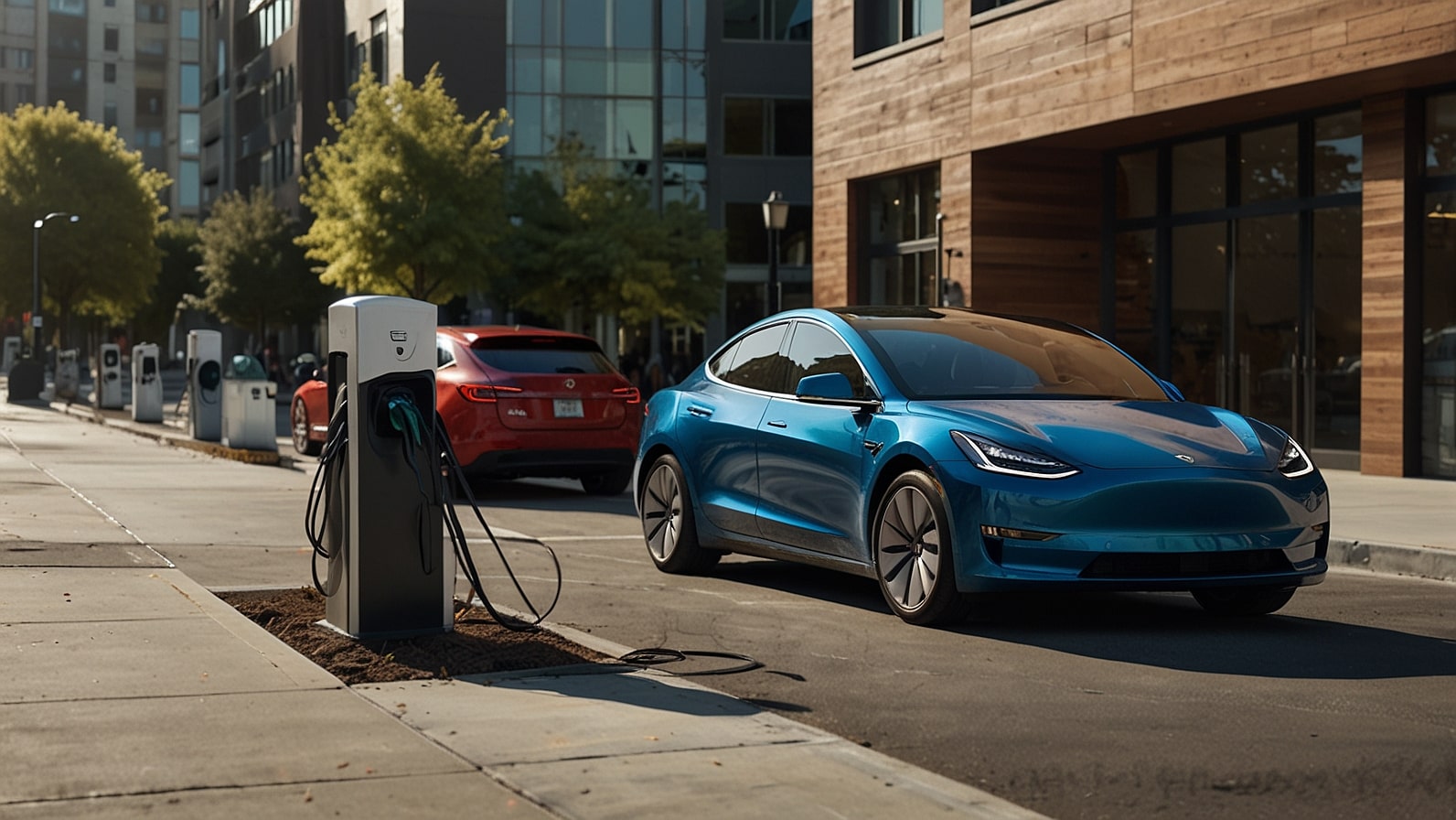 Graphic of 2025 EV sales boom in USA with Tesla Model Y, Hyundai IONIQ 5, and tax credit chart