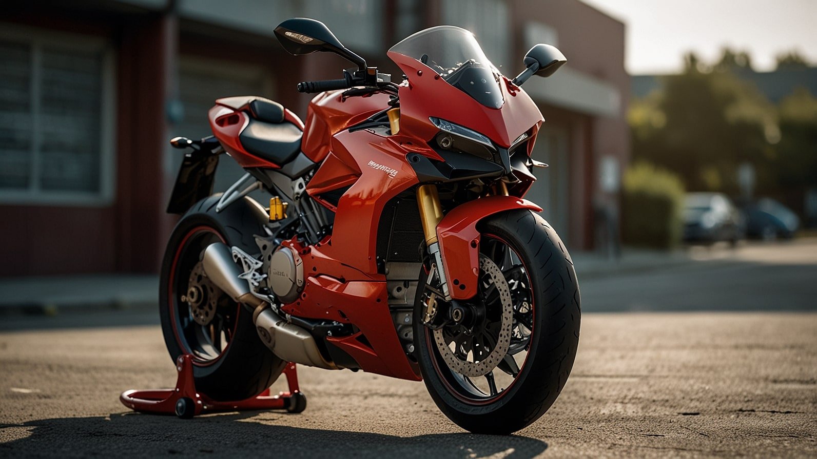 A close-up of a Ducati Streetfighter V4’s fuel tank area, highlighting the 2025 recall for a defective fuel pump affecting 5,237 U.S. motorcycles.