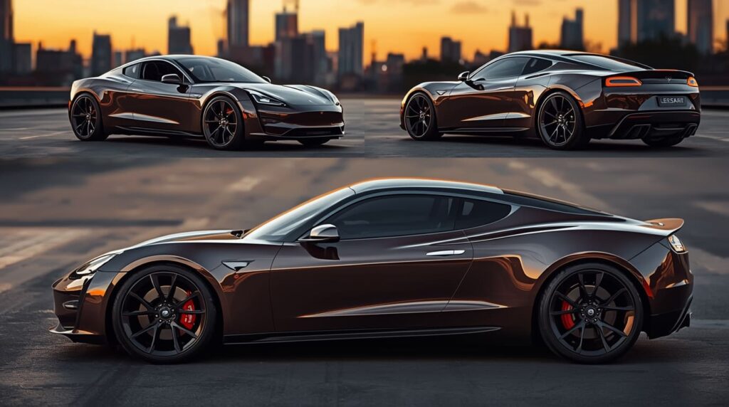 2026 Tesla Roadster (Second Generation) electric supercar with aerodynamic redesign