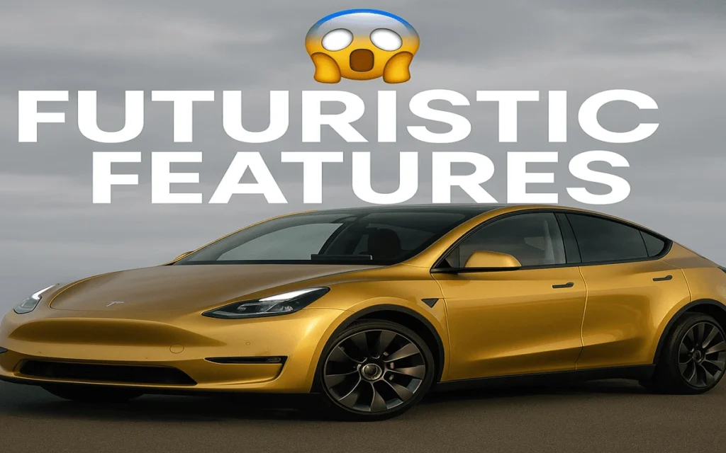 Tesla Model Y 2025 premium electric SUV with bold design, futuristic safety and smooth ride