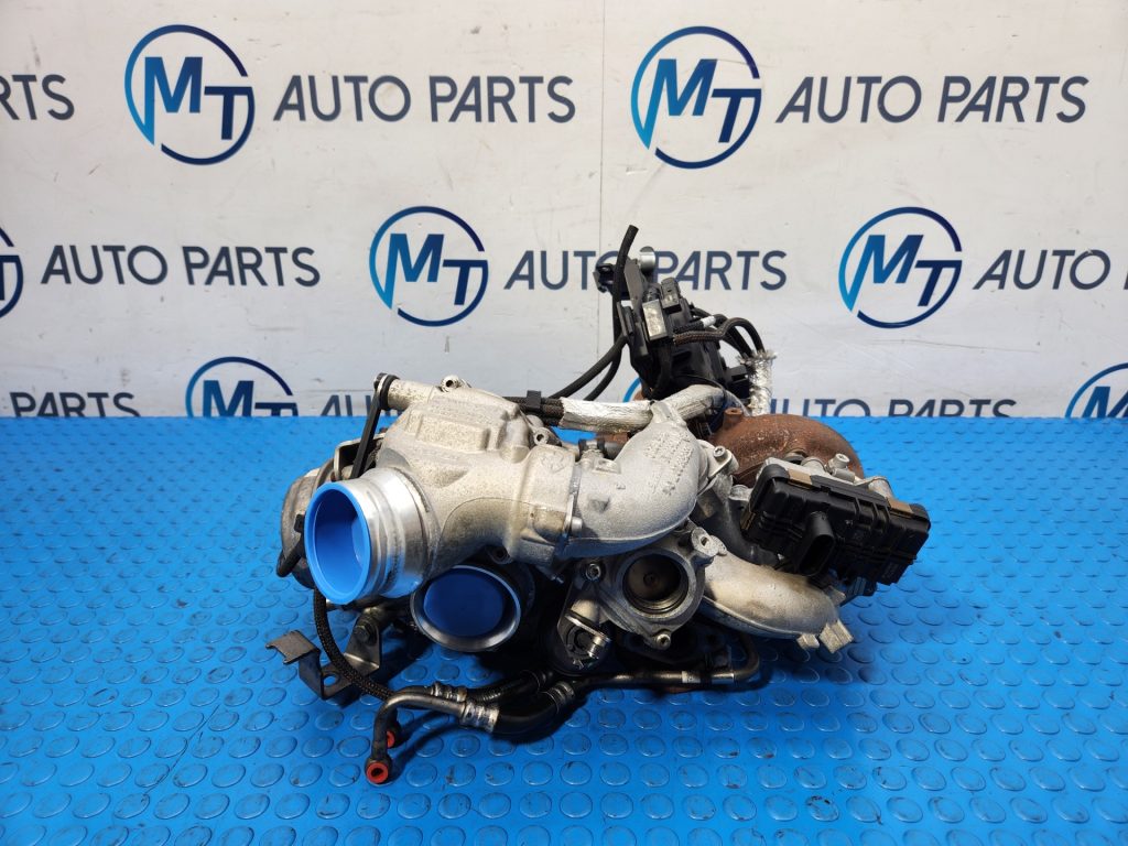 BMW 6 Series N57D30B twin turbocharger assembly