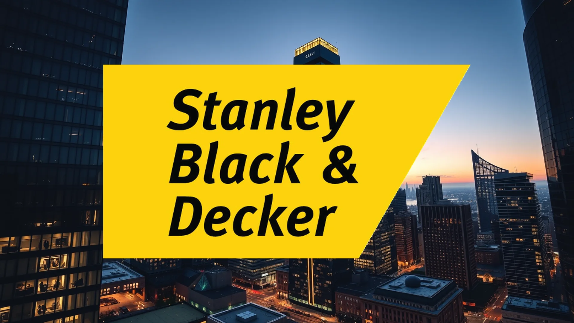 Stanley Black & Decker Stock